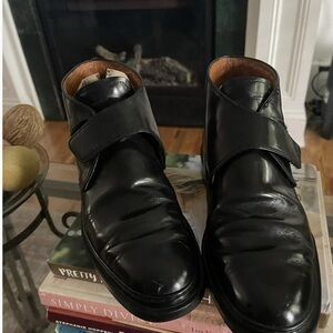 Tod's Black Leather Ankle Boots